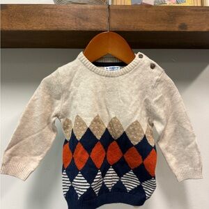 Mayoral Cream Knit Sweater